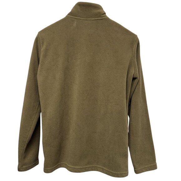 Rossignol Fleece Ski Top Size 14 Boys Brown 1/4 Zip Mock Neck Pullover - Picture 2 of 12